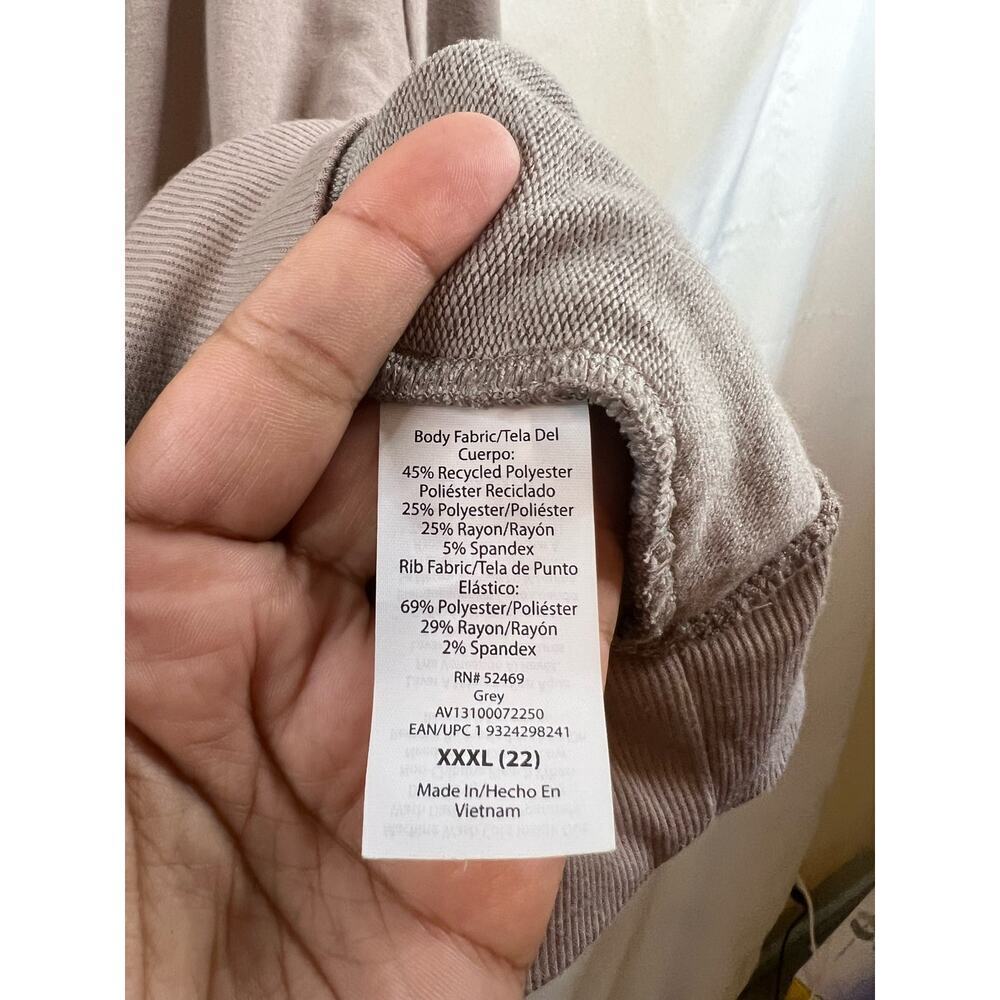 Avia Brown Work Out Long Sleeve Top Size XXXL - Picture 3 of 4